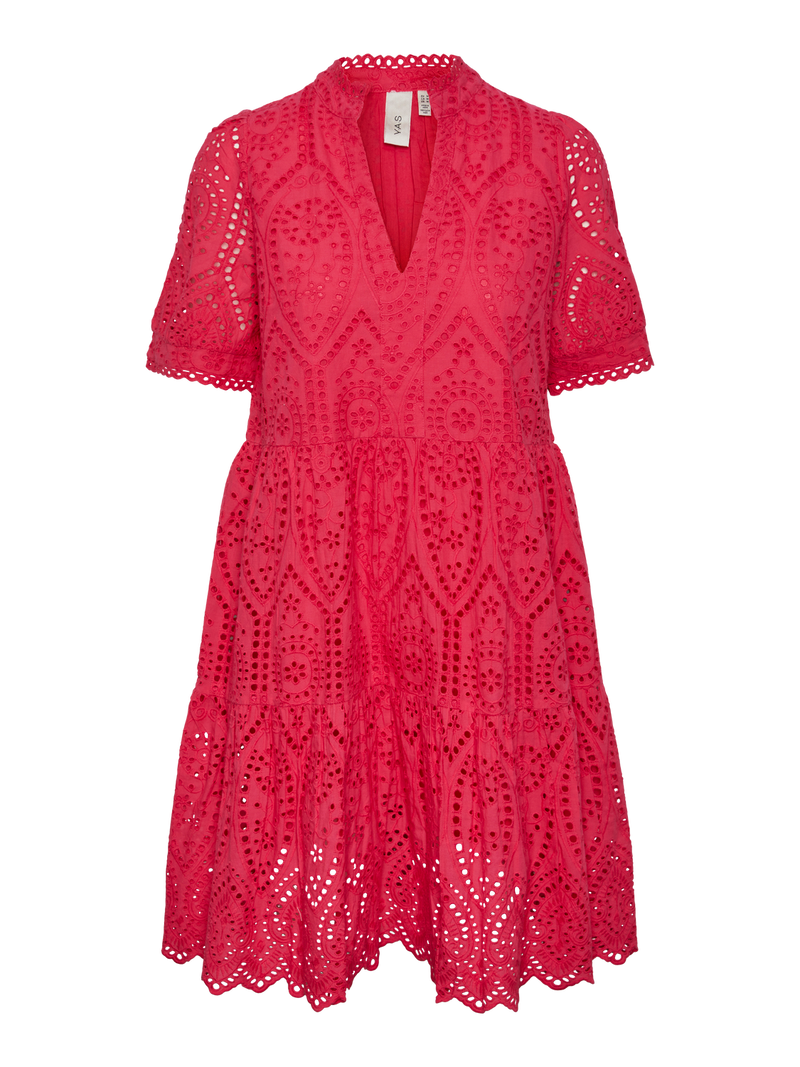 YAS Holi mekko - pinkki - lyhythihaiset mekot - naisten pukeutuminen - Naisten vaatteet - IHANA Store - lifestyle - verkkokauppa
