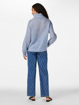 YAS Lambi pooloneule - vaaleansininen - neuleet - poolopuserot