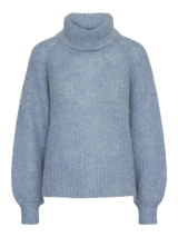 YAS Lambi pooloneule - vaaleansininen - neuleet - poolopuserot