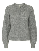 YAS Lelu neuletakki - harmaa - naisten neuleet - lyhyt neuletakki - IHANA Store