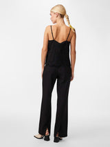 YAS Perla pitsitoppi - musta - v-aukkoinen - naisten vaatteet - IHANA Store - lifestylemyymälä - kotimainen verkkokauppa