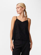 YAS Perla pitsitoppi - musta - v-aukkoinen - naisten vaatteet - IHANA Store - lifestylemyymälä - kotimainen verkkokauppa