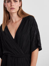 YAS Olinda haalari - jumpsuit - musta - pliseekankainen - naisten vaatteet - IHANA Store - lifestylemyymälä - verkkokauppa