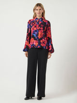 YAS Asina pusero - musta-kuvio - naisten puserot - muoti - lifestyle - IHANA Store