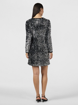 YAS Elle kietaisumekko - paljettimekko - juhlamekko - hopea - naisten vaatteet- muoti - lifestyle - IHANA Store