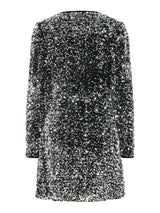 YAS Elle kietaisumekko - paljettimekko - juhlamekko - hopea - naisten vaatteet- muoti - lifestyle - IHANA Store