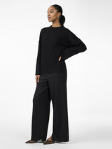 YAS Emilie neulepusero - musta - naisten vaatteet - muoti - IHANA Store