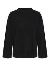 YAS Emilie neulepusero - musta - naisten vaatteet - muoti - IHANA Store