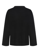 YAS Emilie neulepusero - musta - naisten vaatteet - muoti - IHANA Store