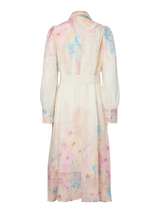 YAS Florence mekko - vaalea kukkakuvioitu - kukkamekot - naisten juhamekot - naisten muoti - lifestyle - IHANA Store - kotimainen verkkokauppa