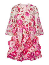 YAS Flowering mekko - pinkki - fuksia - naisten juhlamekot - muoti - pukeutuminen - lifestylemyymälä- IHANA Store - kotimainen verkkokauppa