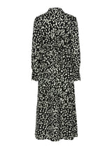 YAS Kaya paitamekko - kuvioitu - musta - valkoinen - mekot- naisten vaatteet - IHANA Store