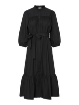 YAS Kira midimekko - musta - naisten vaatteet - muoti - IHANA Store