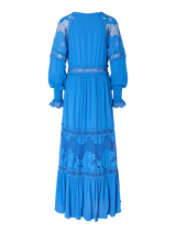 YAS Miza maksimekko - sininen - naisten maksimekot - juhlamekot - arkimekot - naisten muoti - lifestylemyymälä - IHANA Store