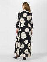 YAS Savanna mekko - kuvioitu - kukkakuvio - musta - maksimekot - naisten vaatteet - IHANA Store
