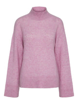 YAS Nellis neulepusero - pooloneule - roosa - naisten vaatteet - muoti -  IHANA Store