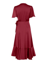 YAS Thea kietaisumekko - punainen - mekot ja tunikat - juhlamekot - Naisten vaatteet - IHANA Store - lifestylemyymälä