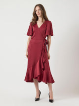 YAS Thea kietaisumekko - punainen - mekot ja tunikat - juhlamekot - Naisten vaatteet - IHANA Store - lifestylemyymälä