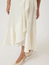 YAS Thea kietaisumekko - valkoinen - mekot ja tunikat - juhlamekot - Naisten vaatteet - IHANA Store - lifestylemyymälä - kotimainen verkkokauppa