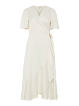 YAS Thea kietaisumekko - valkoinen - mekot ja tunikat - juhlamekot - Naisten vaatteet - IHANA Store - lifestylemyymälä - kotimainen verkkokauppa