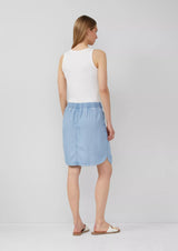 s.Oliver hame - vaaleansininen - kesähame - lyhyt hame - naisten vaatteet - lifestylemyymäläs - IHANA Store