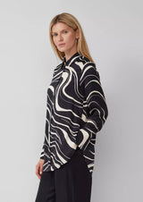 s.Oliver kauluspaita kuvioitu - naisten paitapuserot - naisten vaatteet - muoti - lifestyle - IHANA Store