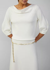 s.Oliver vyö - ketjuvyö - kulta - naisten asusteet - muoti - lifestyle - IHANA Store