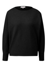 s.Oliver neule - musta - viskoosineule - Naisten vaatteet- yläosa -  muoti - IHANA Store