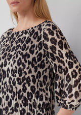 s.Oliver pliseepusero - leokuosi - naisten paidat - plisee - muoti - lifestyle - IHANA Store