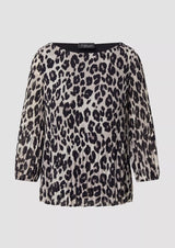 s.Oliver pliseepusero - leokuosi - naisten paidat - plisee - muoti - lifestyle - IHANA Store