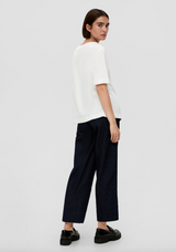 s.Oliver pusero - valkoinen - lyhythihainen - naisten yläosat - viskoosipaita - IHANA Store - lifestylemyymälä