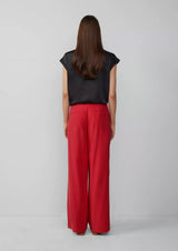 s.Oliver satiini t-paita - musta - naisten muoti - vaatteet - pukeutuminen - lifestyle - IHANA Store