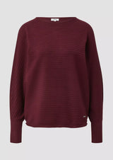 s.Oliver neule - luumu - viskoosineule - Naisten vaatteet - yläosa - muoti - IHANA Store