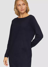 s.Oliver neulemekko - sininen - villaton neulemekko - tunika - naisten vaatteet - IHANA Store