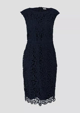 s.Oliver mekko - sininen - pitsimekko - kotelomekko - naisten vaatteet - IHANA Store - lifestylemyymälä - kotimainen verkkokauppa