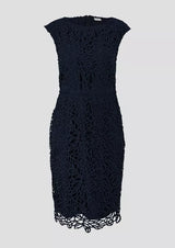 s.Oliver mekko - sininen - pitsimekko - kotelomekko - naisten vaatteet - IHANA Store - lifestylemyymälä - kotimainen verkkokauppa