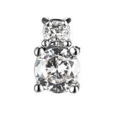 By Jolima Double Chrystal korvakorut - hopea - korukivi - naisten korut - juhlakorut - IHANA Store - lifestylemyymälä