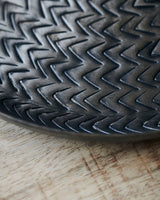 House Doctor tarjotin - musta - kuvioitu - sisustus - koti