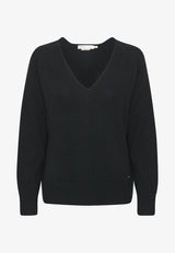 inwear lukka cashmere neule - musta - neulepaidat - neulepusero - yläosat - vaatteet