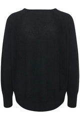 inwear lukka cashmere neule - musta - neulepaidat - neulepusero - yläosat - vaatteet