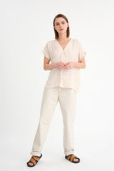 InWear Rindal t-paita - luonnonvalkoinen - naisten vaatteet - yläosat - paidat - lifestylemyymälä - IHANA Store