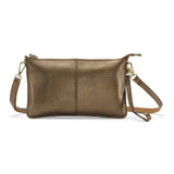 Just d`lux nahkalaukku- pronssi - yliolanlaukku - juhlalaukku - lifestyle - IHANA Store - verkkokauppa