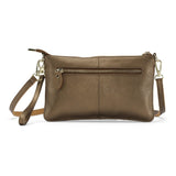 Just d`lux nahkalaukku- pronssi - yliolanlaukku - juhlalaukku - lifestyle - IHANA Store - verkkokauppa