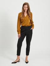 Object Lisa housut - musta - naisten suorat housut - naisten muoti - pukeutuminen - IHANA Store - lifestylemyymälä - verkkokauppa