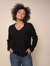 Mos Mosh Thora neule - musta - yläosat - neulepuserot - naisten vaatteet - muoti - IHANA Store