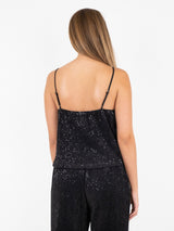 Neo Noir Elinas toppi - musta - paljettitoppi - Naisten juhlavaatteet - Naisten vaatteet - IHANA Store