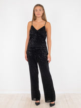 Neo Noir Elinas toppi - musta - paljettitoppi - Naisten juhlavaatteet - Naisten vaatteet - IHANA Store