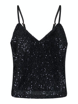 Neo Noir Elinas toppi - musta - paljettitoppi - Naisten juhlavaatteet - Naisten vaatteet - IHANA Store
