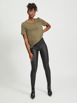 Object Belle coutatut leggingsit - musta - Alaosat - Naisten housut - IHANA Store - Muoti - lifestylemyymälä