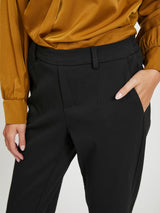 Object Lisa housut - musta - naisten suorat housut - naisten muoti - pukeutuminen - IHANA Store - lifestylemyymälä - verkkokauppa